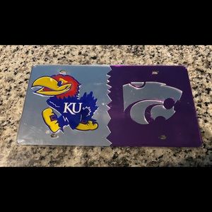KU K-State License Plate (Kansas NCAA Basketball)